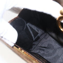 Salvatore Ferragamo Chain Gancini Shoulder Bag Patent leather Gold Auth ka1672-18