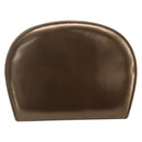 Salvatore Ferragamo Chain Gancini Shoulder Bag Patent leather Gold Auth ka1672-3