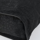 FENDI Hand Bag Nylon Black Silver Auth ka1675V-14