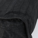 FENDI Hand Bag Nylon Black Silver Auth ka1675V-16