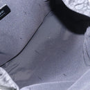 FENDI Hand Bag Nylon Black Silver Auth ka1675V-10