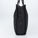 FENDI Hand Bag Nylon Black Silver Auth ka1675V-3