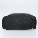 FENDI Hand Bag Nylon Black Silver Auth ka1675V-5