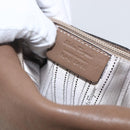 Salvatore Ferragamo Gancini Shoulder Bag Leather Beige Auth ka1679-12