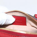 GUCCI GG Blooms Mini Boston Bag PVC 2way Red Navy 432123 Auth ka1682SAM-21