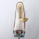 GUCCI GG Blooms Mini Boston Bag PVC 2way Red Navy 432123 Auth ka1682SAM-22