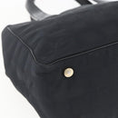 CHANEL New Travel Line Tote Bag Nylon Black Gold CC Auth ka1688-14