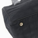 CHANEL New Travel Line Tote Bag Nylon Black Gold CC Auth ka1688-16