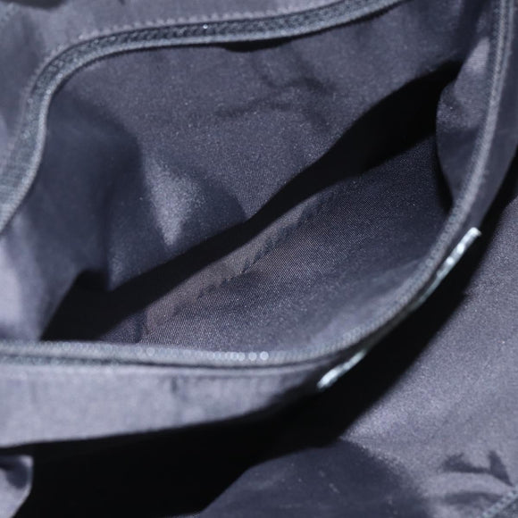 CHANEL New Travel Line Tote Bag Nylon Black Gold CC Auth ka1688