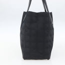CHANEL New Travel Line Tote Bag Nylon Black Gold CC Auth ka1688-4