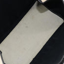 BALENCIAGA Navy Kabas S Hand Bag Canvas Black White 339933 Auth ka169-11