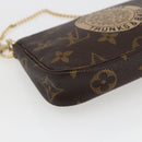 LOUIS VUITTON Monogram T&B Mini Pochette Accessoires Pouch M60153 Auth ka1690V-14