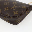 LOUIS VUITTON Monogram T&B Mini Pochette Accessoires Pouch M60153 Auth ka1690V-15