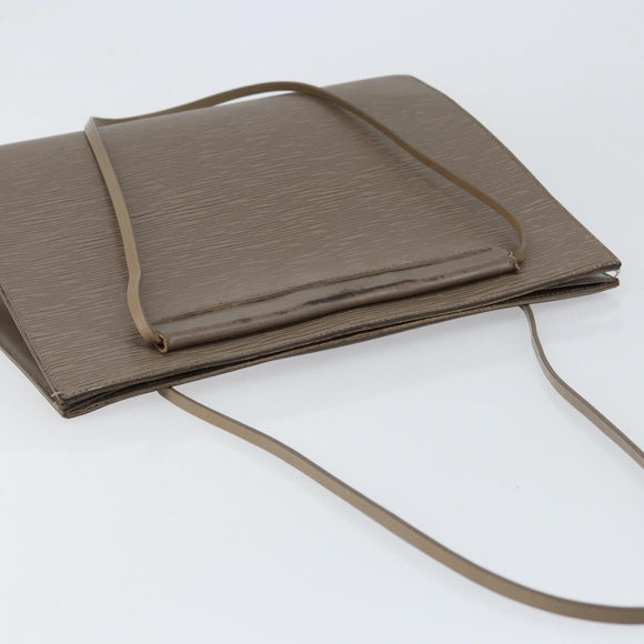 LOUIS VUITTON Epi Saint Tropez Shoulder Bag Gray Lilac M5246B LV Auth ka170