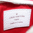 LOUIS VUITTON Damier Spray Double Zip Card Holder White M81430 LV Auth ka1706M-10