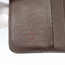 LOUIS VUITTON Damier Ebene Compact Zip Wallet N61668 LV Auth ka1707V-18