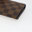 LOUIS VUITTON Damier Ebene Porte Monnaie Billets Tresor N61730 LV Auth ka1709-15