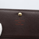 LOUIS VUITTON Damier Ebene Porte Monnaie Billets Tresor N61730 LV Auth ka1709-17