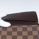 LOUIS VUITTON Damier Ebene Porte Monnaie Billets Tresor N61730 LV Auth ka1709-19