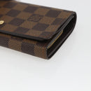 LOUIS VUITTON Damier Ebene Porte Monnaie Billets Tresor N61730 LV Auth ka1709-7