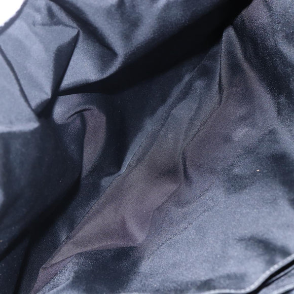 PRADA Hand Bag Nylon 2way Black Silver Auth ka171