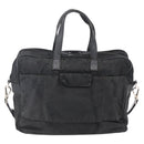 PRADA Hand Bag Nylon 2way Black Silver Auth ka171-2