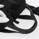 PRADA Hand Bag Nylon 2way Black Silver Auth ka171-7