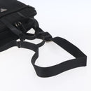 PRADA Hand Bag Nylon 2way Black Silver Auth ka171-8