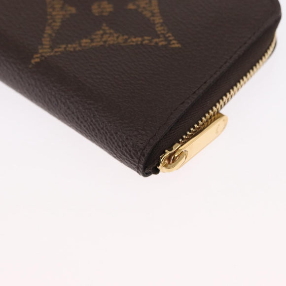 LOUIS VUITTON Monogram Giant Zippy Coin Purse Coin Purse M67690 LV Auth ka1710M