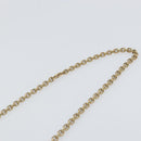 Christian Dior Chain Wallet Schoudertas Leer Zilver Goud Auth ka1712V-14
