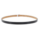 LOUIS VUITTON Ceinture Carre Belt Leather 37"" Black LV Auth ka1715-2