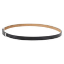 LOUIS VUITTON Ceinture Carre Belt Leather 37"" Black LV Auth ka1715-3