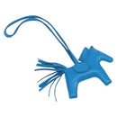 HERMES Rodeo PM Charm Leather Blue Zanzibar Auth ka1717SAV-1