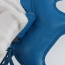 HERMES Rodeo PM Charm Leather Blue Zanzibar Auth ka1717SAV-12