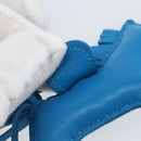 HERMES Rodeo PM Charm Leather Blue Zanzibar Auth ka1717SAV-14