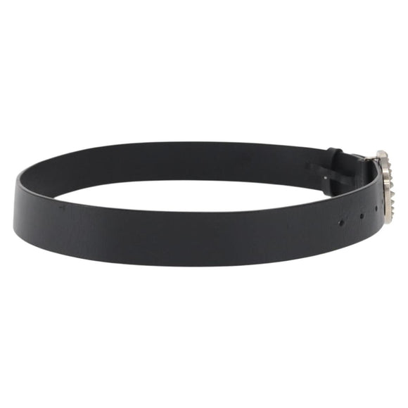 GUCCI Belt Leather 39.8"" Black 309253 Auth ka1719V