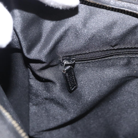 GUCCI GG Canvas Shoulder Bag Nylon Black Silver 001 3770 Auth ka172