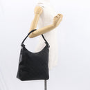 GUCCI GG Canvas Shoulder Bag Nylon Black Silver 001 3770 Auth ka172-22