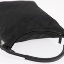 GUCCI GG Canvas Shoulder Bag Nylon Black Silver 001 3770 Auth ka172-6
