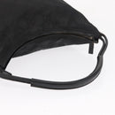 GUCCI GG Canvas Shoulder Bag Nylon Black Silver 001 3770 Auth ka172-7
