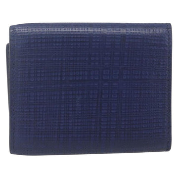 LOEWE Anagram Wallet Leather Navy Gold Auth ka1720M - 0