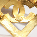 CHANEL Brooch metal Gold CC Auth ka1724V-6
