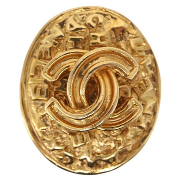 CHANEL Earring metal Gold CC Auth ka1725 - 0