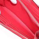 HERMES Azap Long Silk Inn Long Wallet Epsom Rose Azare Auth ka1727M-23