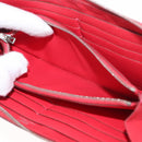 HERMES Azap Long Silk Inn Long Wallet Epsom Rose Azare Auth ka1727M-10