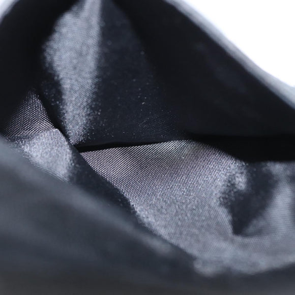 CHANEL COCO Mark Wallet Caviar Skin Black Gold CC Auth ka1729V