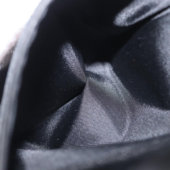 CHANEL COCO Mark Wallet Caviar Skin Black Gold CC Auth ka1729V