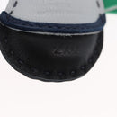 HERMES ZZ Camayil Anjomilo Charm Leather Light Blue Auth ka1731M-9