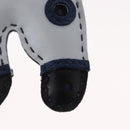 HERMES ZZ Camayil Anjomilo Charm Leather Light Blue Auth ka1731M-17