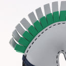 HERMES ZZ Camayil Anjomilo Charm Leather Light Blue Auth ka1731M-20